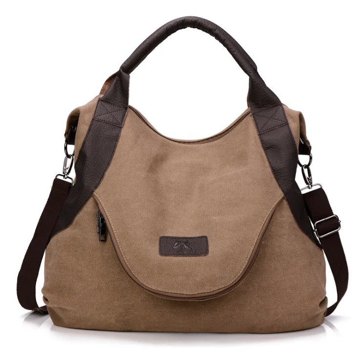 

Handheld Minimalist Retro Shoulder Crossbody Vintage Canvas Bag