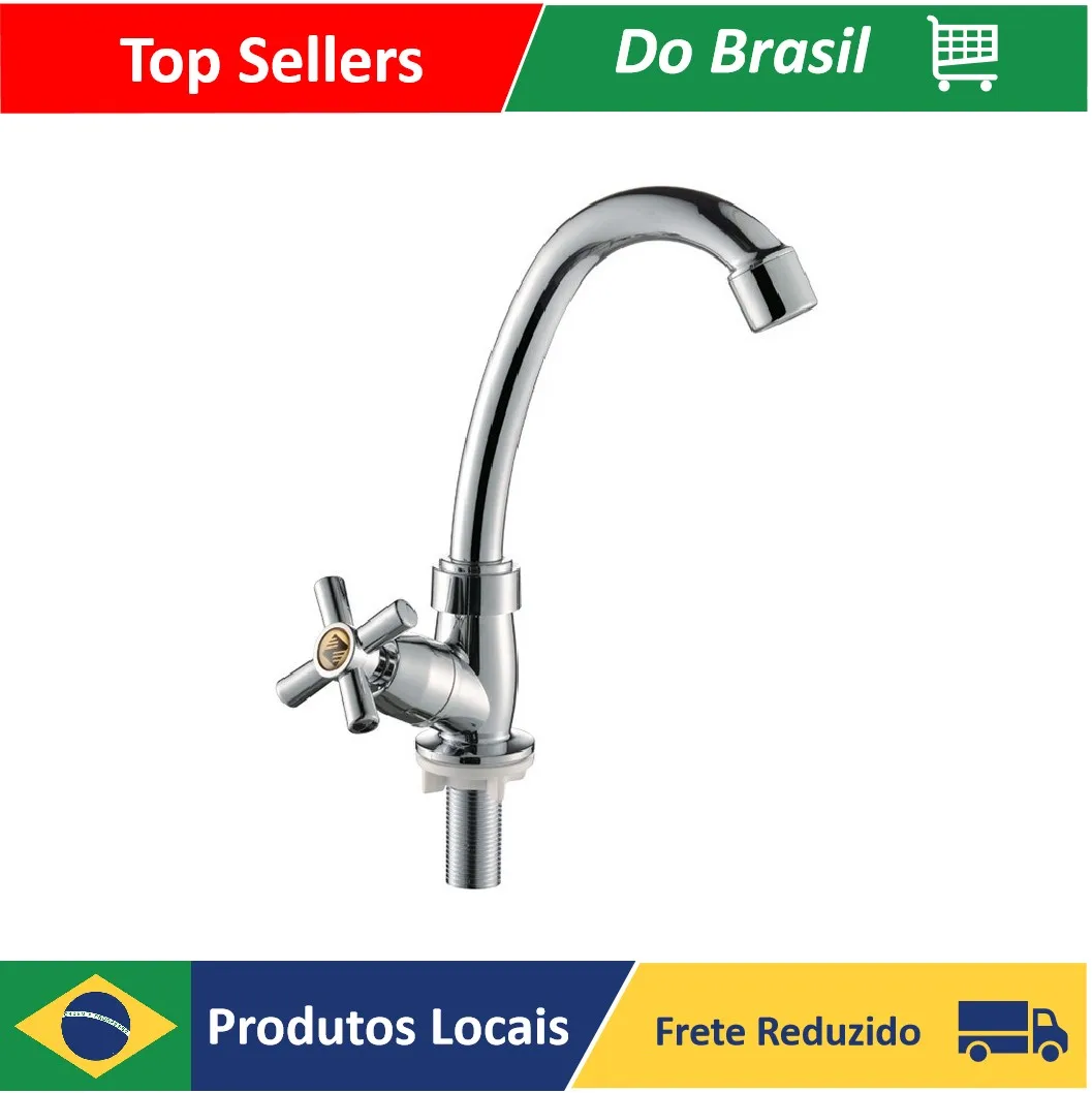 

Torneira de Cozinha Bancada 1/4 Volta Alavanca