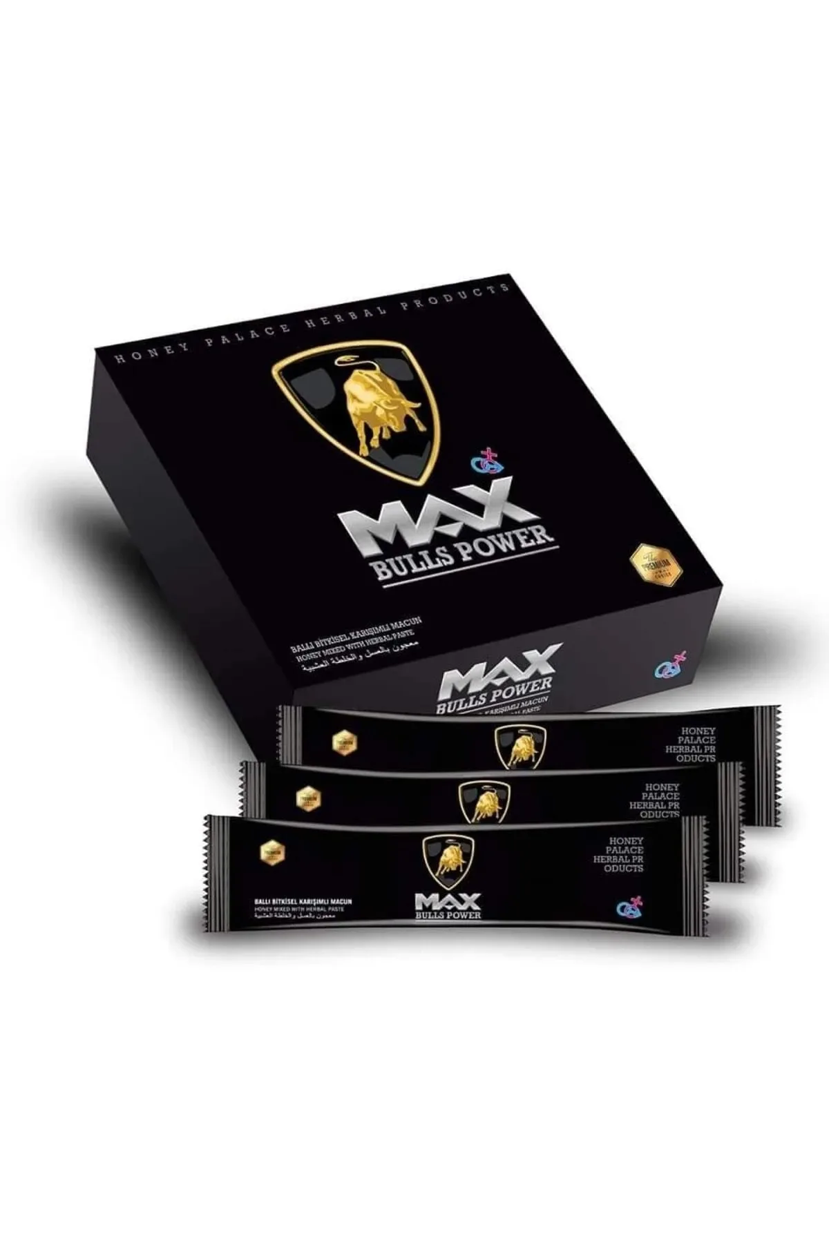 

MAX BULLS POWER Epimedium paste, Epimedium Turkish honey, Epimedium paste, Epimedium bars, Premium choice, 12 × 10 g