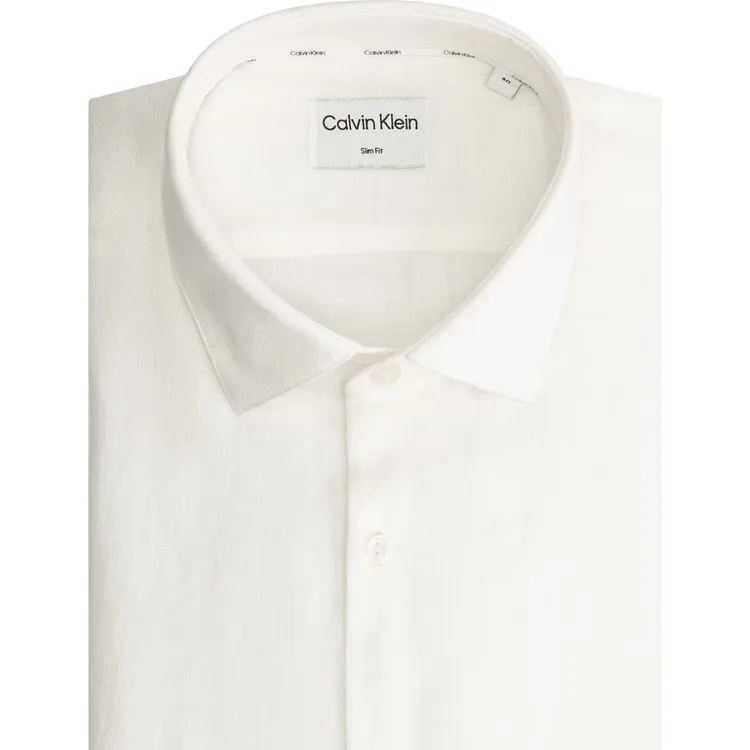 Calvin Klein Приталенная белая