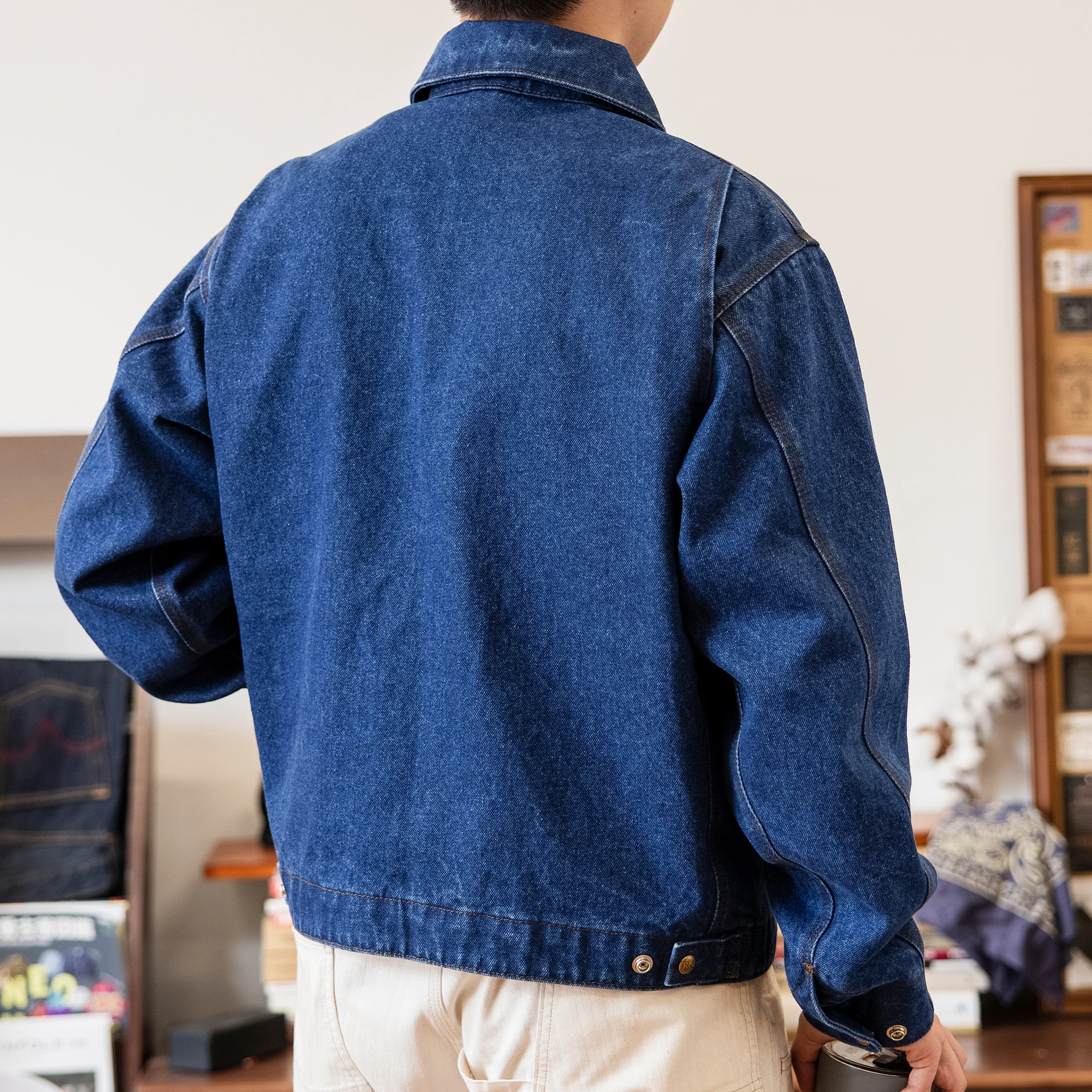 Женская хлопковая парусиновая куртка большие размеры