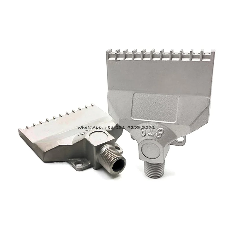 

Spray Nozzle Industrial Stainless Steel Air Knife Curtain Blow off 973 Air Knife Wind Jet Nozzle Compressed Air Blower Nozzle