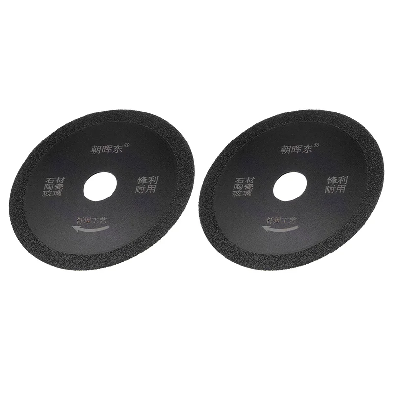 

1pcs/2pcs 110mm Round Shaped Diamond Cutting Discs Coated Cutting Grinding Discs Grinding Wheel 3/4"Arbor