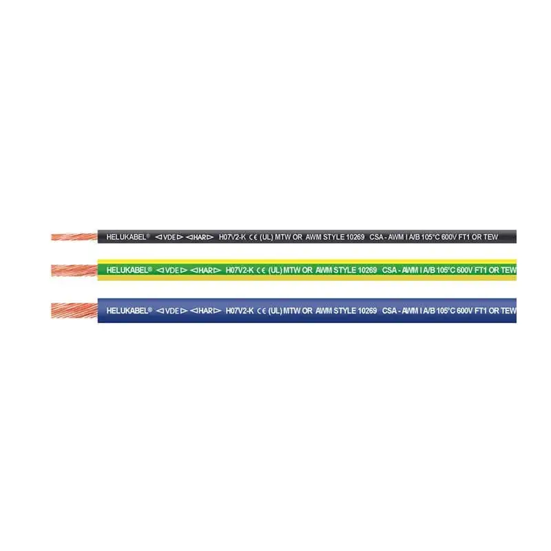 Helukabel 11019480100 Litze H07V2K 1 x 4.00 mm² Weiß 100 m