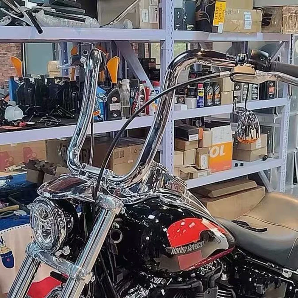 Руль мотоцикла 1,5 дюйма на заказ для Harley Heritage Deluxe Fat Boy Street Bob Road King Low Rider (art.: 3920d1ff68ecd) - 3920d1ff68ecd