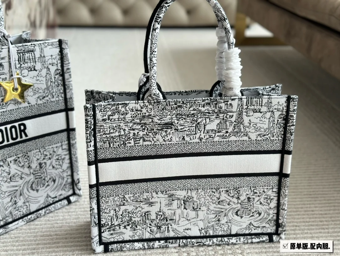 Dior Tote 2024 Женская КошелеК С Одним Плечом Курьер Мода Дамская Сумочка Почтальон