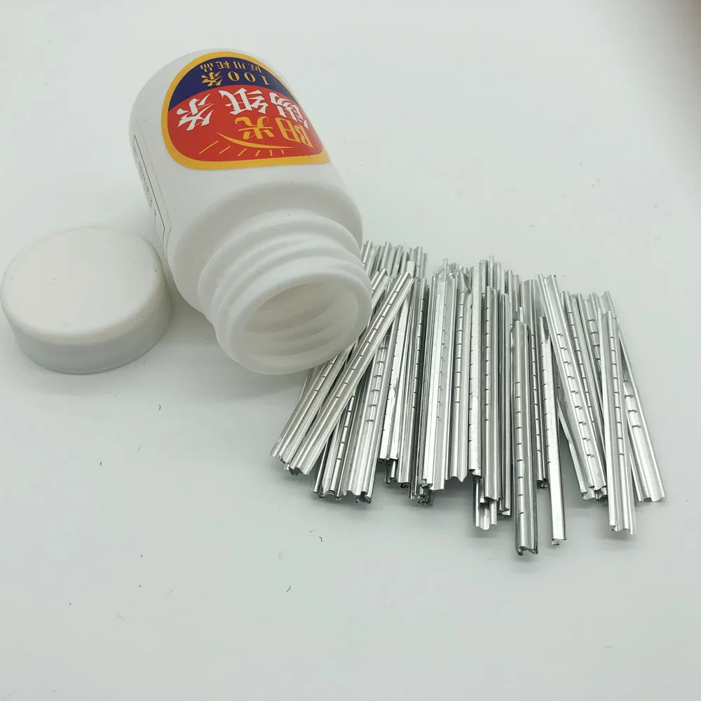 

100pcs/lot Locksmith Tools Finished Tin Foil Strip Gold and Silver Tin Foil Key Consumables