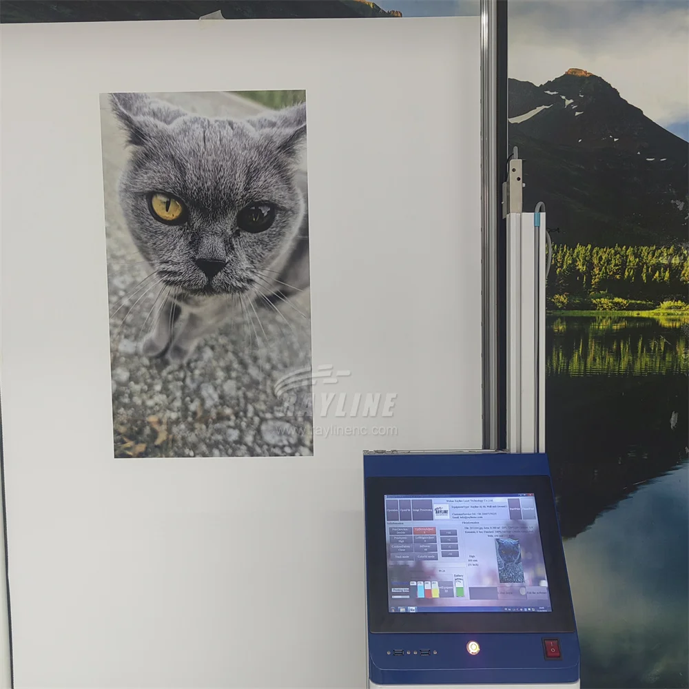 Высокоскоростная интеллектуальная настенная печатная машина AI 4K 3D