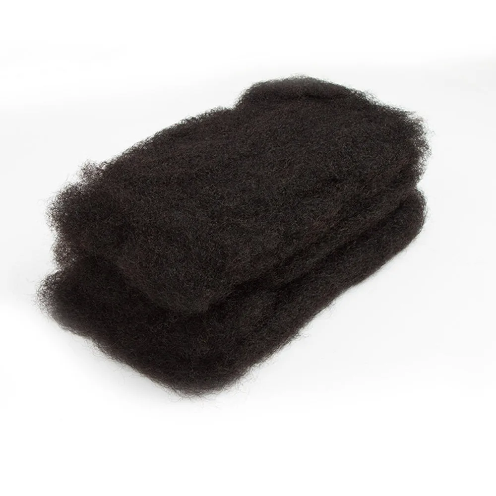 QVR Afro Kinkys Кудрявые бразильские волосы BLACK PEARL для дредов 50г