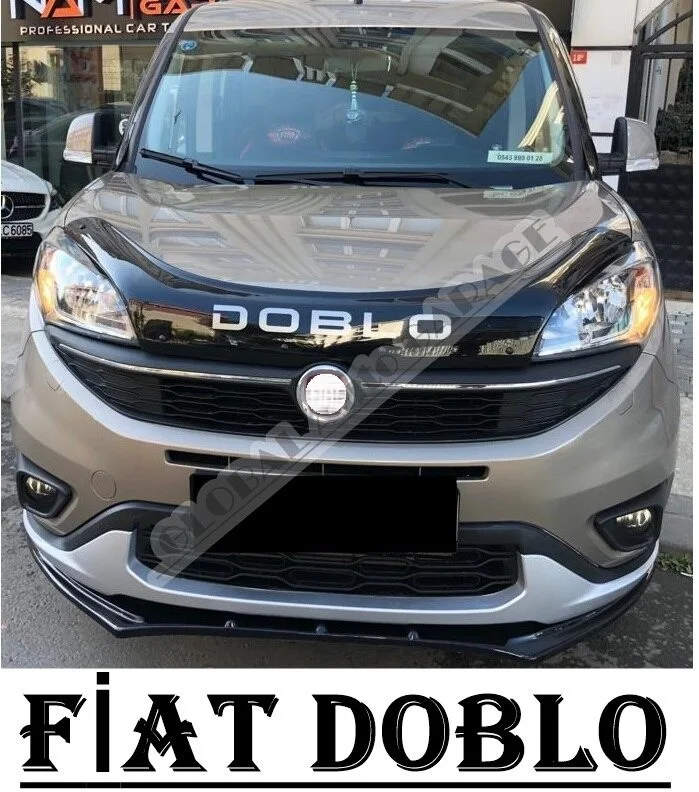 

For Fıat Doblo Front Bumper Attachment Lip 2005-2020 Piano Glossy Black Splitter Diffuser Universal Spoiler Bumper Mud Flaps