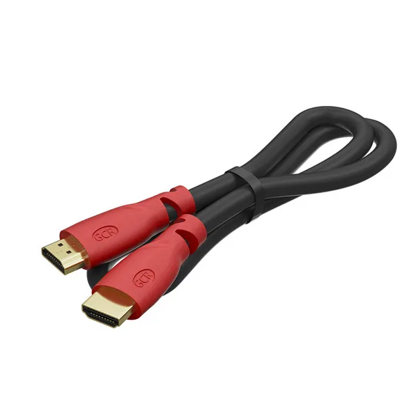 GCR Кабель HDMI 2.0 1.0m красные коннекторы HDR 4:2:2 Ultra HD 4K 60 fps 60Hz/5K*30Hz 3D AUDIO 18.0 Гбит/с 28/28 AWG 3 |