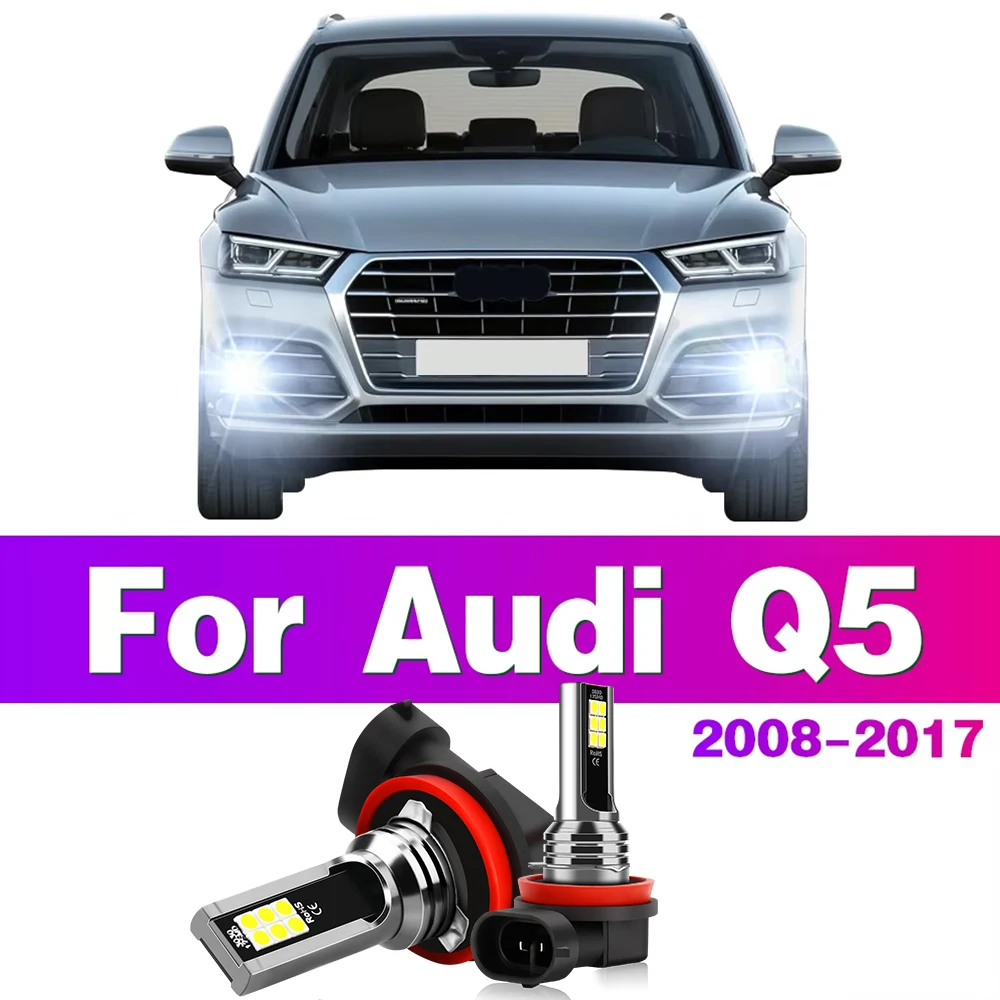 H8 H11 H16JP светодиодные автомобильные передние противотуманные фары лампы для AUDI Q5