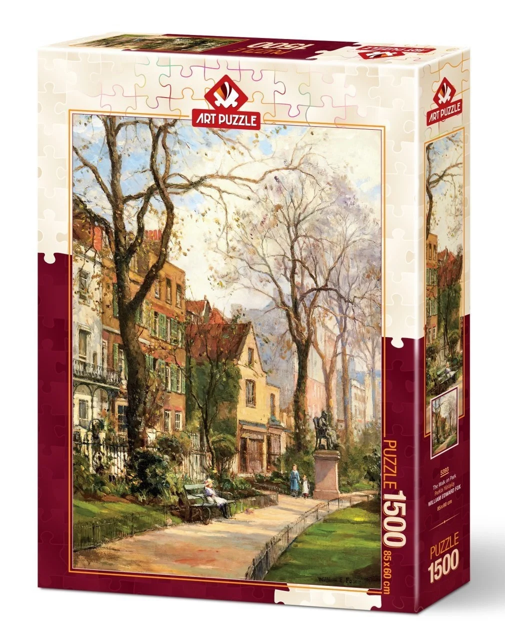 

Art Jigsaw Puzzle 1500 Piece High Quality Puzzle a Walk In the Park Adult Child Puzzle Table Landscape Educational Game Gift 85x60 cm