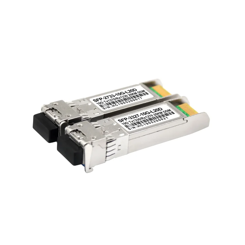 Fiberso с Intel-совместимым модулем SFP+ 10G BIDI 20 км TX1270nm Rx1330nm SM оптоволоконный трансивер