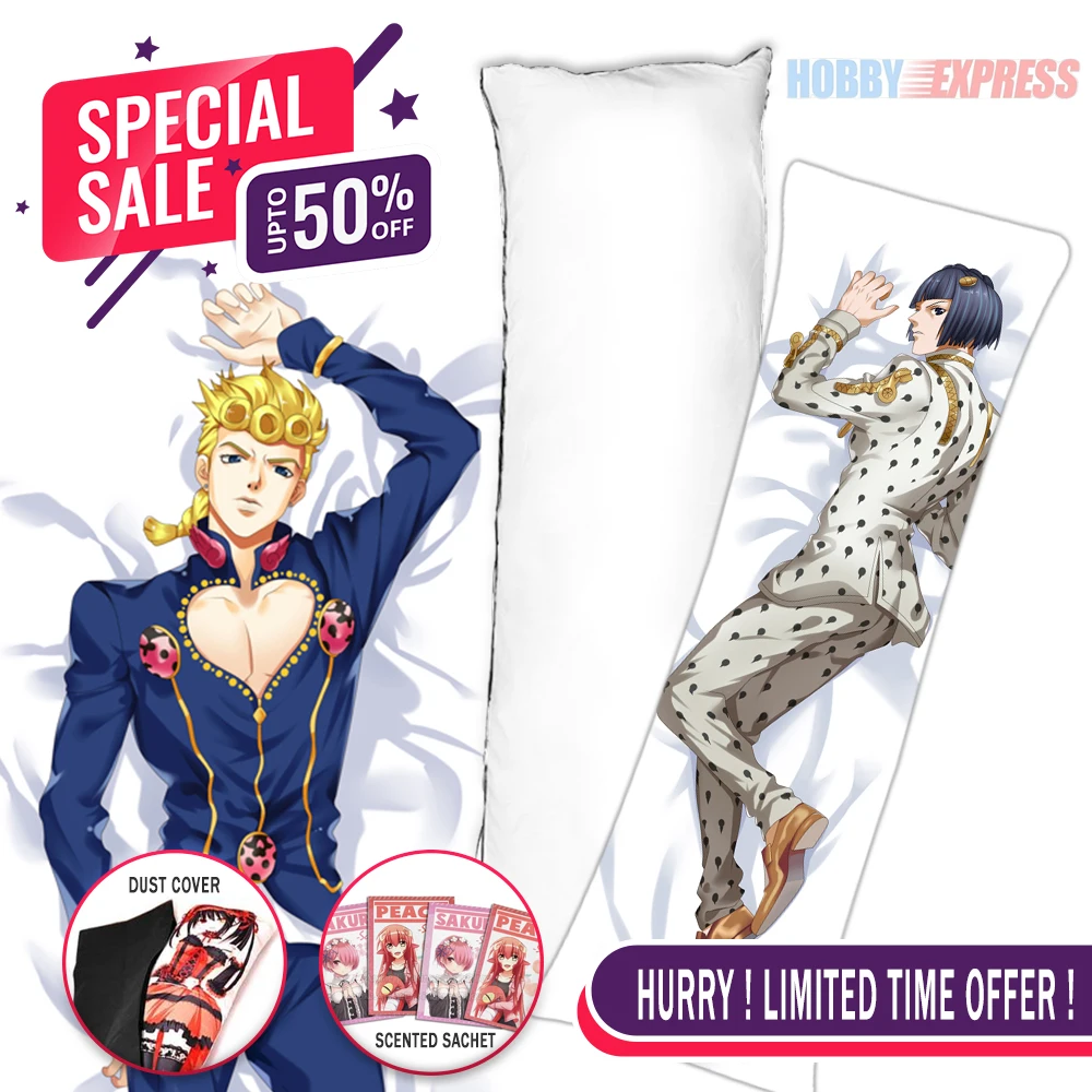 Наволочка для обнимания в японском стиле дакимакура из аниме уоку вайфу