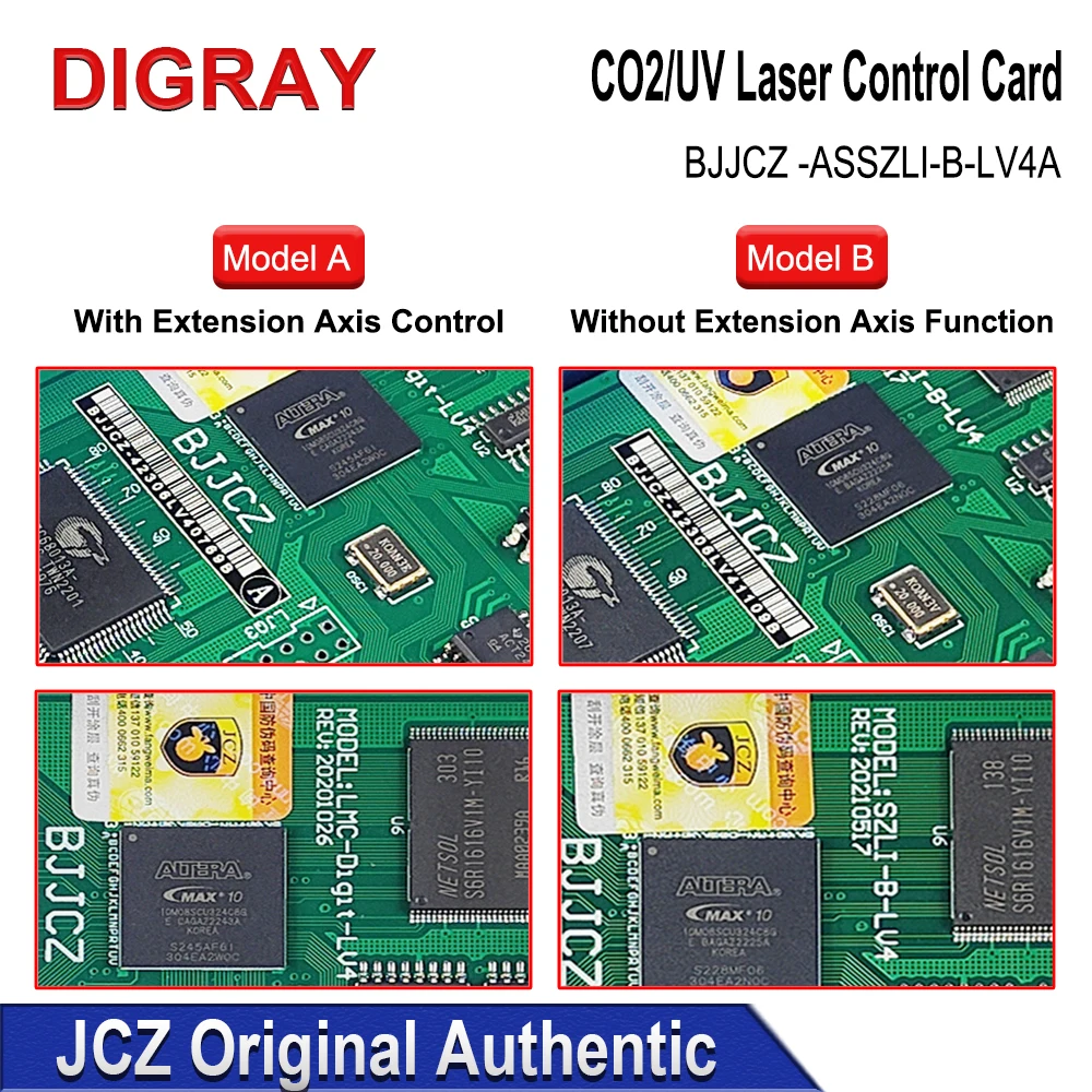 Лазерный контроллер DIGRAY BJJCZ Co2 оригинальная карта плата управления JCZ BJJCZ-ASSZLI-B-LV4