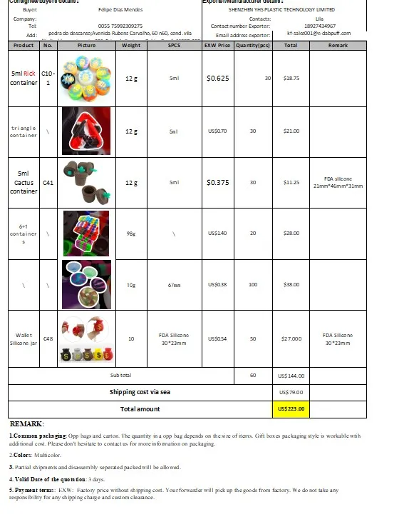 

6 types product