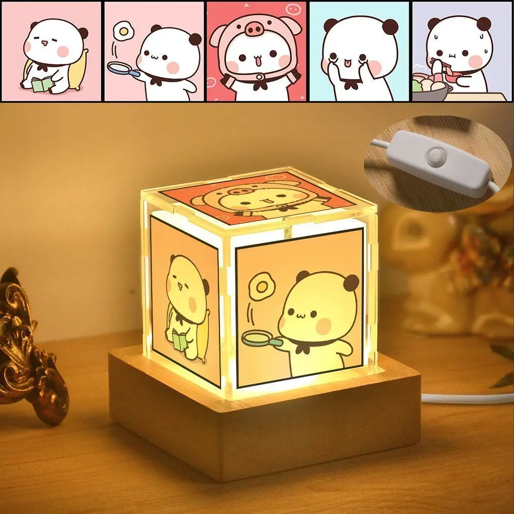 

Деревянный 3D ночник Bubu Dudu