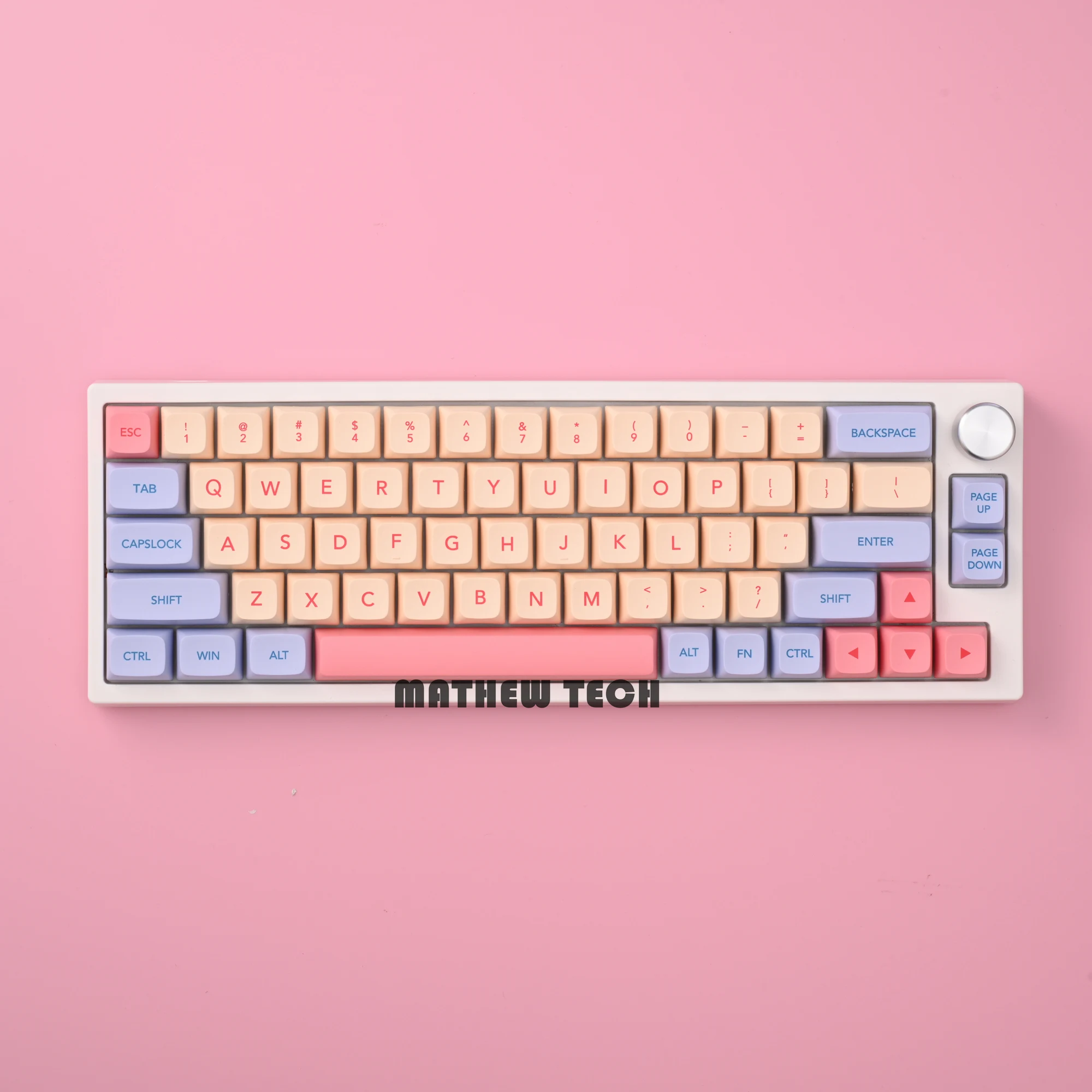 

MK66 Pro/Plus Hot-swappable 65% Mechanical Keyboard,3mode Wireless,Gateron Milky Yellow Switch,RGB Backlight