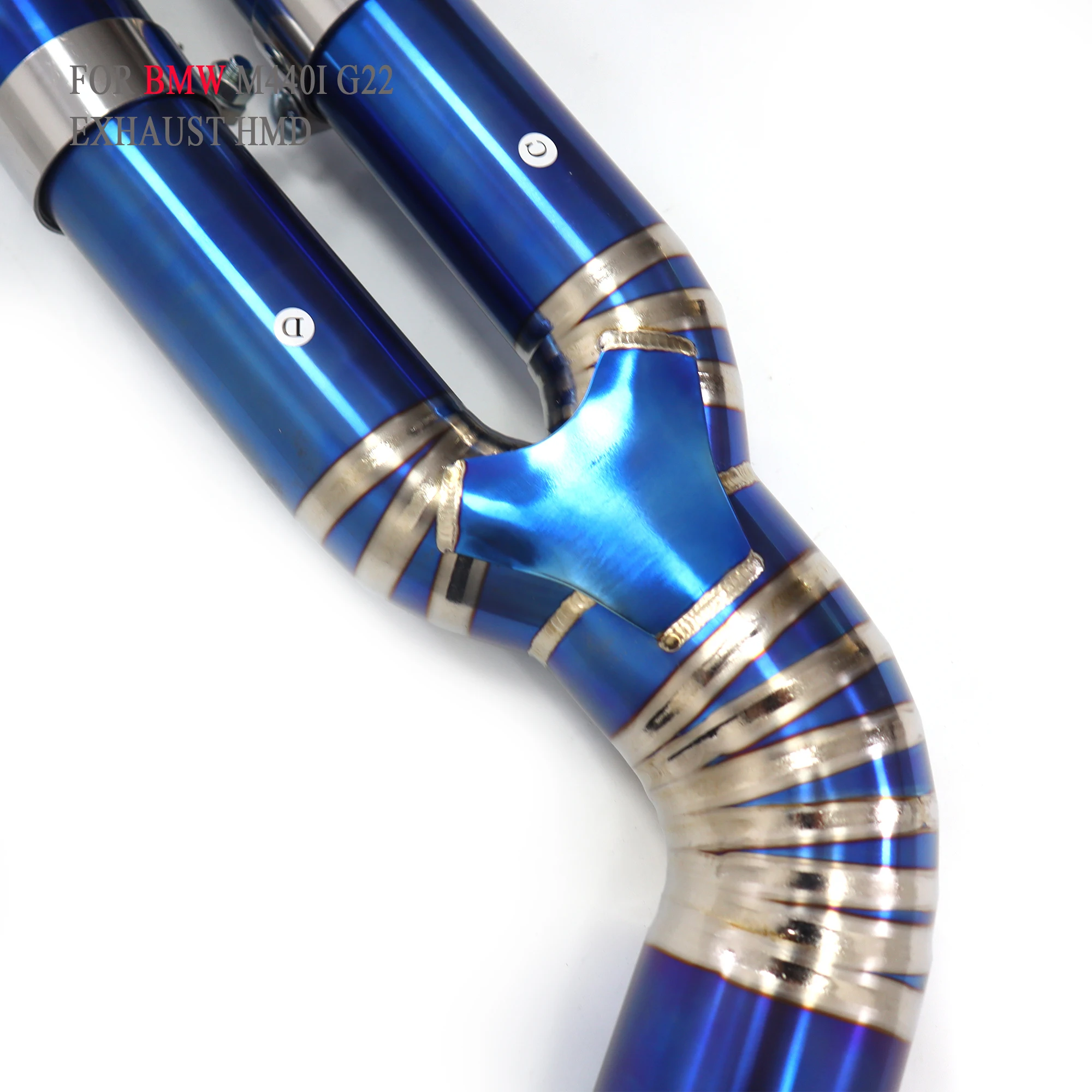 HMD титановая выхлопная система производительность Catback для BMW M340i M440i G20 G22 3 0 T