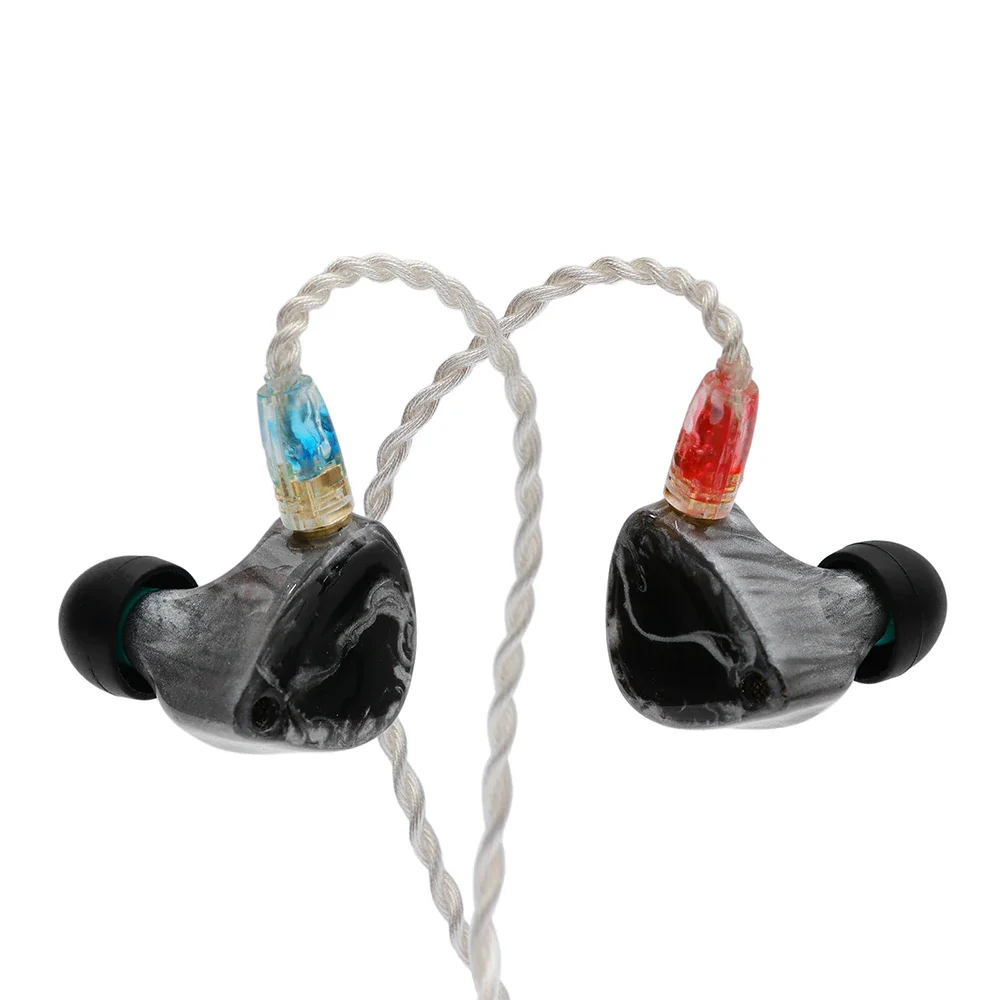 Audio Hekili 7 Balanced Armature + 1 Dynamic Driver in-Ear Earphone IEMs Detachable MMCX Cable