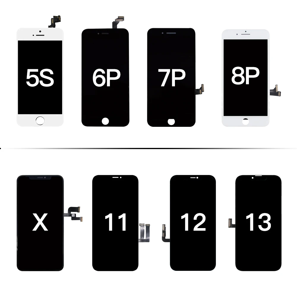 Оригинальный OEM ЖК-дисплей для iPhone 5S 6 7 8 6S Plus экран 3D сенсорный дигитайзер в сборе