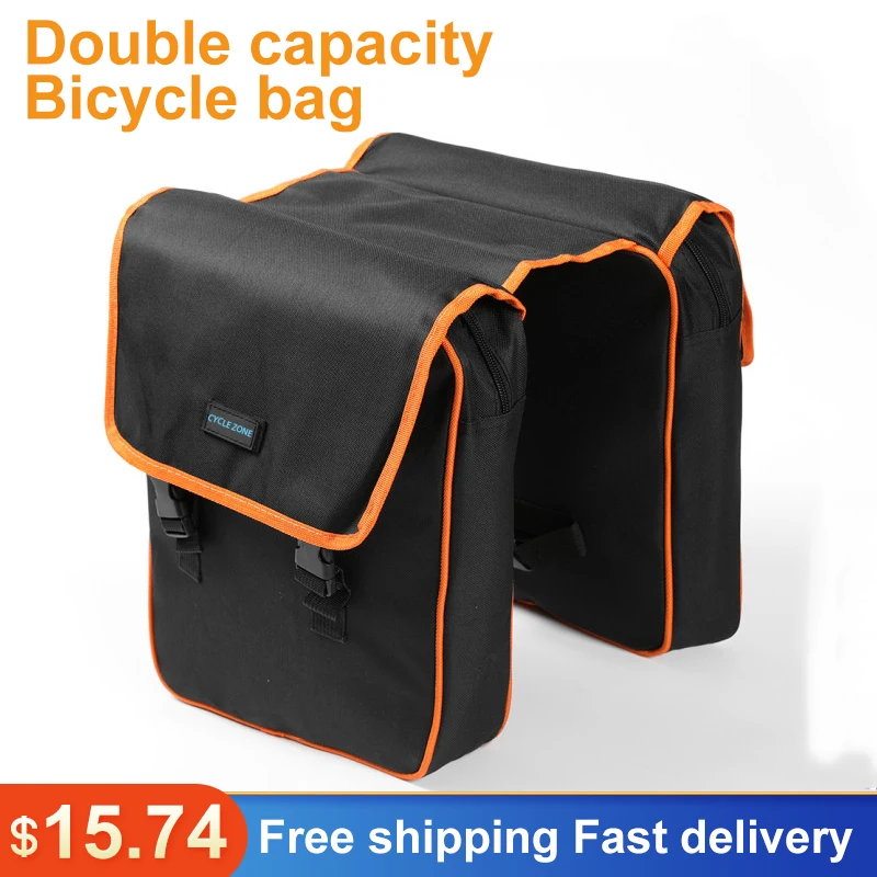 

Waterproof Bike Bag Rear Rack Cycling Bags MTB Tail Seat Bicycle Carrier Bags Double Side Outdoor Travel Luggage Pannier