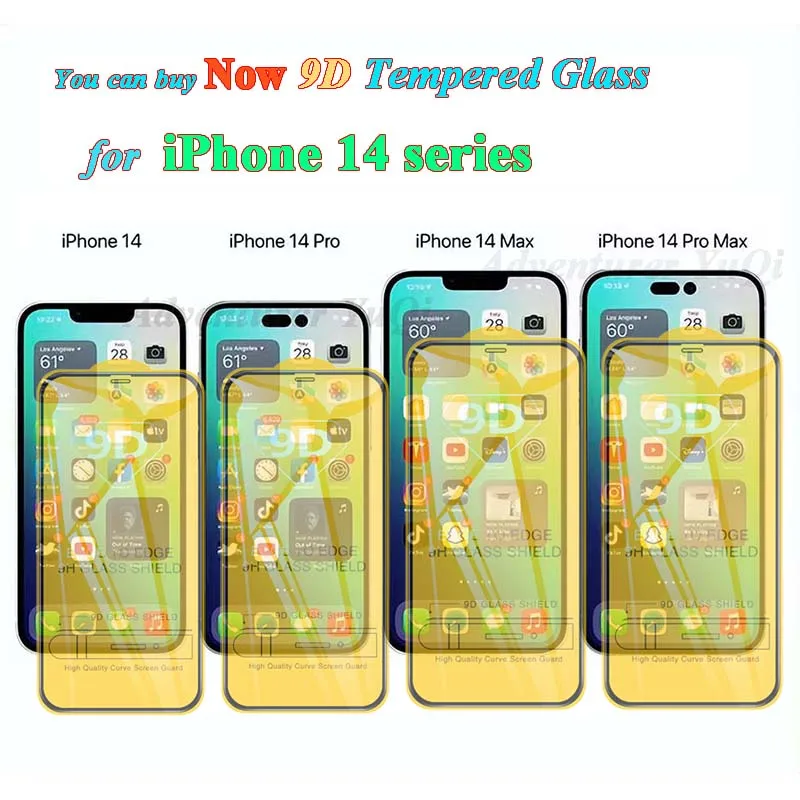 

Закаленное стекло для iPhone 14, защита экрана 13, 11, 12 Pro Max, 4 шт., 9D полная проклейка, Mini X, XR, XS, 6, 6s, 7, 8 Plus, защитная пленка se2020