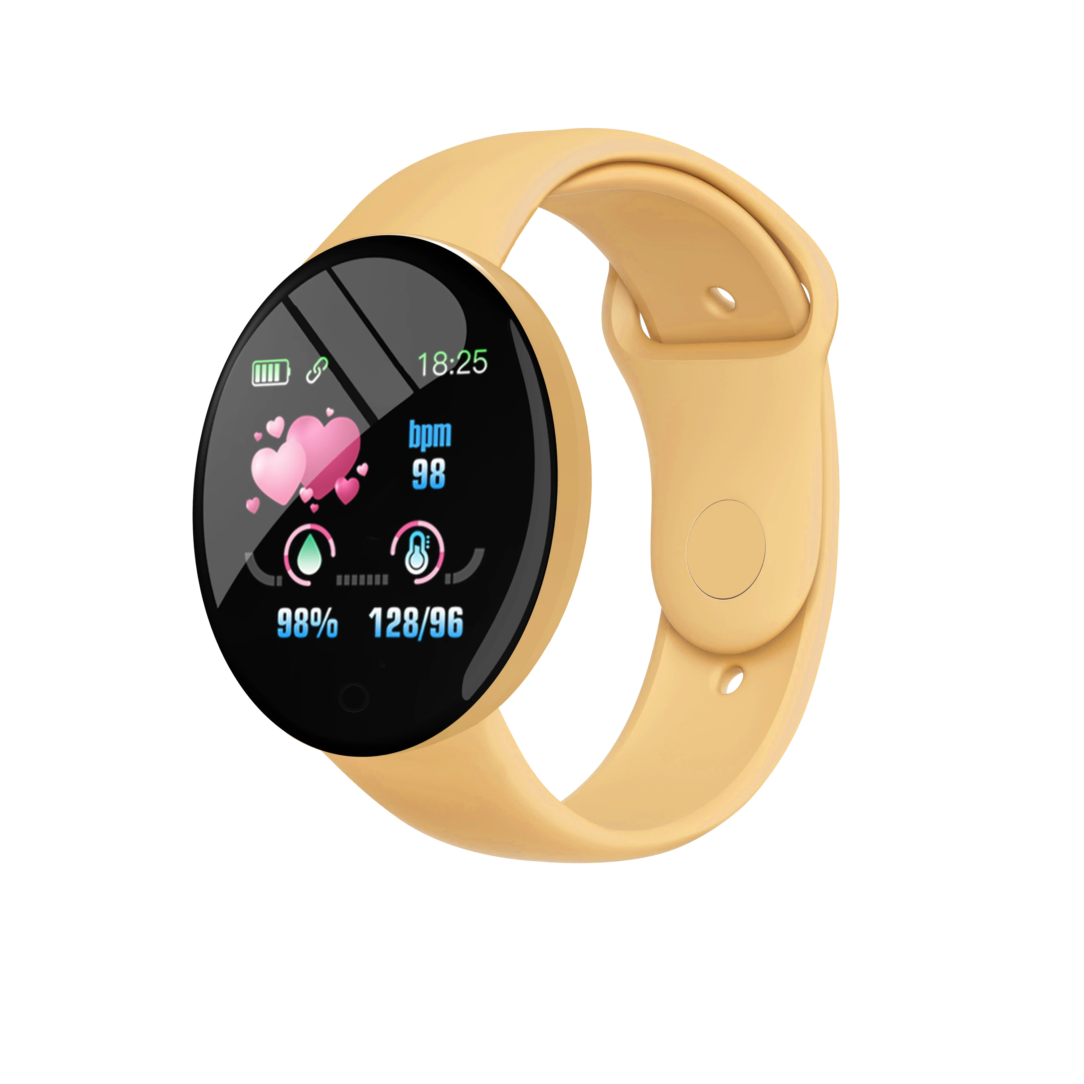 

D18 Macaron Smart Watch For Men And Women Bluetooth Call Sports Smartwatch IP67 Waterproof Control Bluetooth Calls Series 7