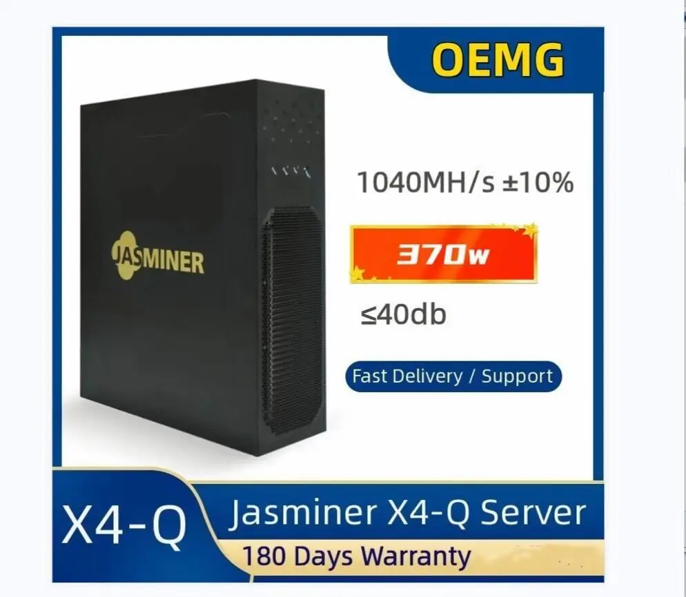 

BUY 3 GET 2 FREE New Jasminer miner X4 3U 1040mh/s X4-Q ETC ETH miner with 6 months warranty