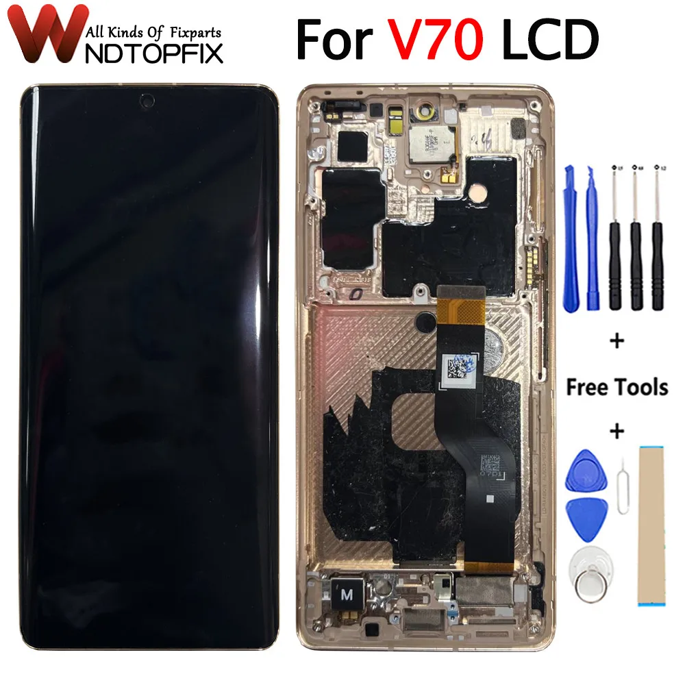 

ЖК-дисплей 6,5 дюйма для LG V70 ThinQ, запасные части для ЖК-дисплея LG v70 с рамкой