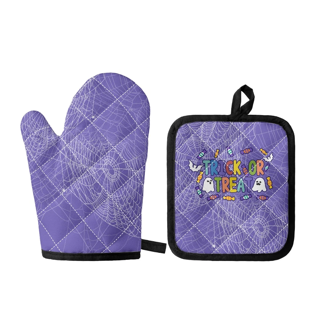 

2 шт., термостойкие перчатки для духовки, с мультяшным рисунком