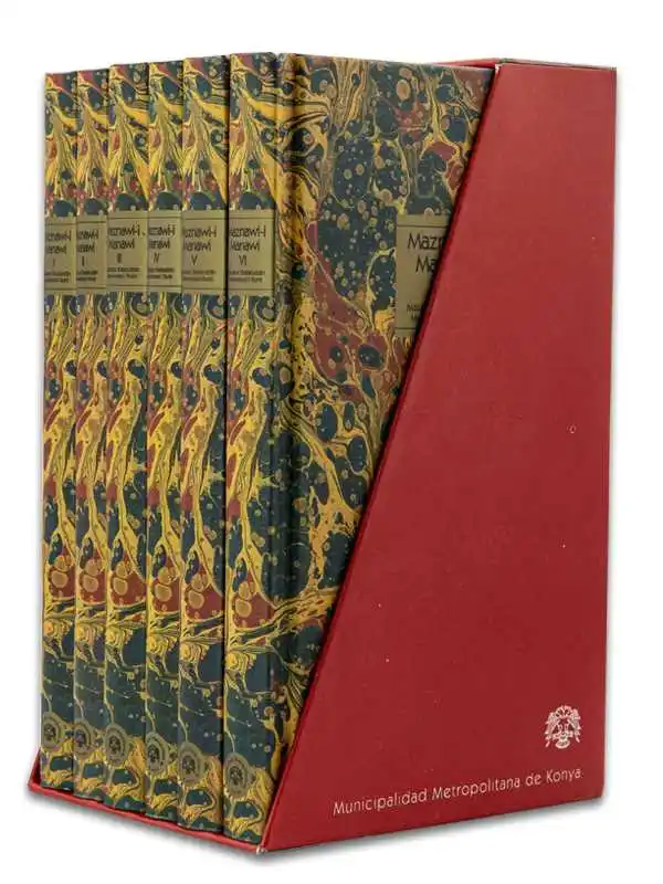 

BOOK - Literature - World Classics - Masnavi by Mevlana Celaleddin-i Rumi - 6 Volumes - Spanish