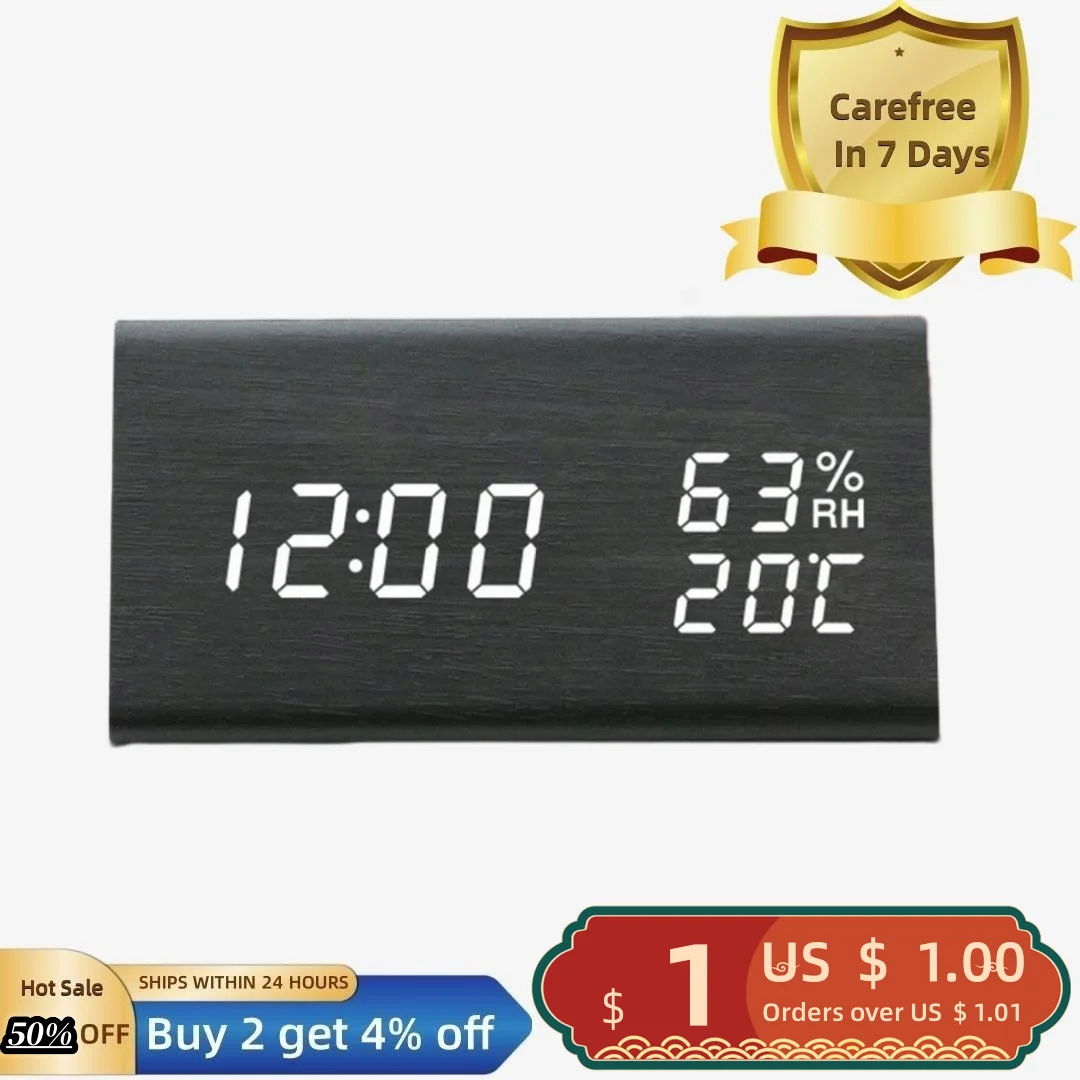 For Bedroom - Electric Desk Clock With Usb Port Battery Back