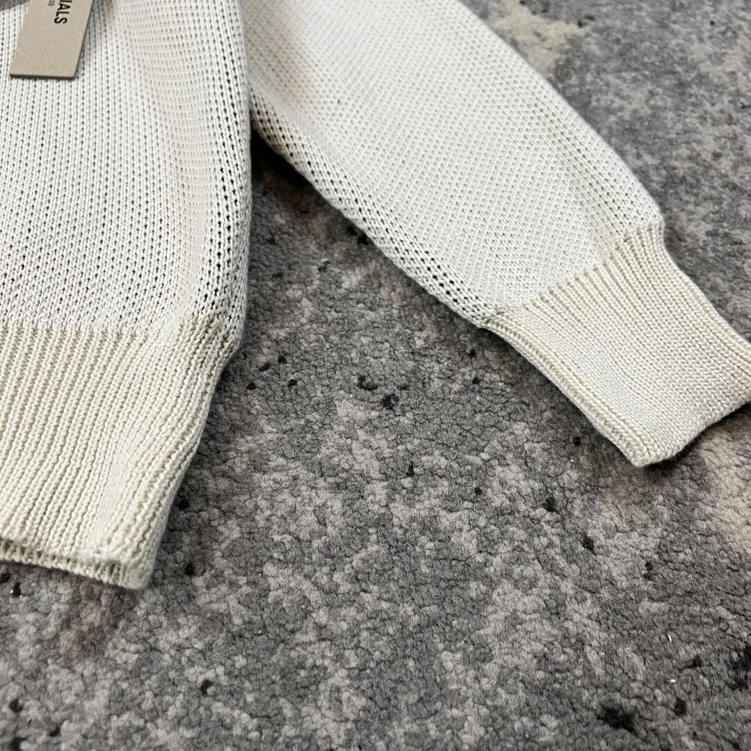 свитер ESSENTIALS трикотажный джемпер для пар с круглыми воротничками и узорами