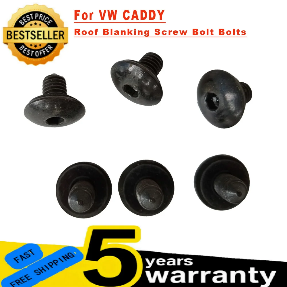 

NEW (SET OF 1) Or (SET OF 6) ROOF BLANKING SCREW BOLT BOLTS For VW CADDY