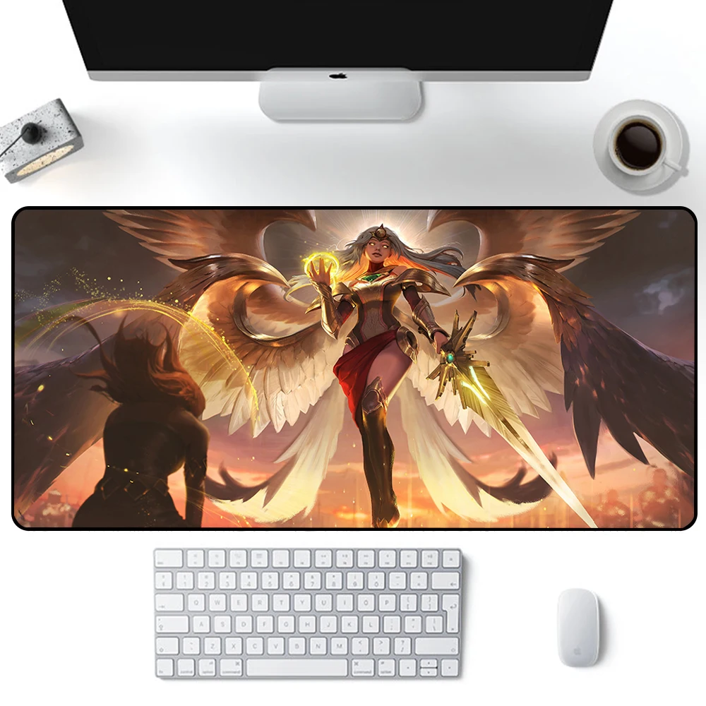 Коврик для мыши League of Legends Kayle большой игровой коврик ПК геймер компьютерный