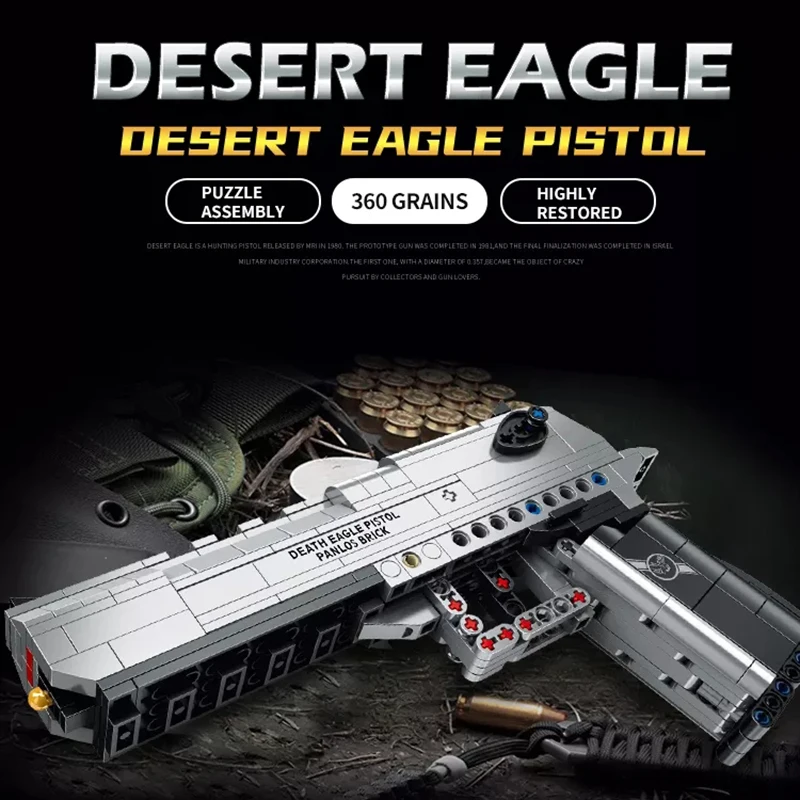 

Модель 670006 собранного пистолета Desert Eagle для детей