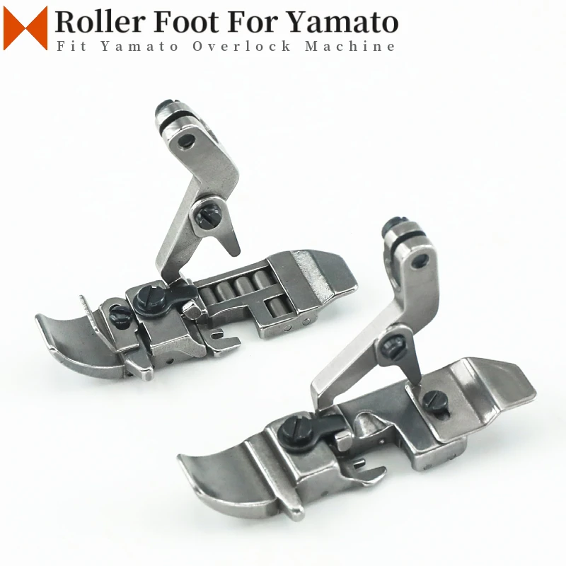 

Роликовая прижимная лапка для Yamato AZ6020G, 6500 г, AZ8020G, AZ8500G, CZ6000, CZ6025, CZ6500, 4 Роликовые ножки оверлок для швейной машины