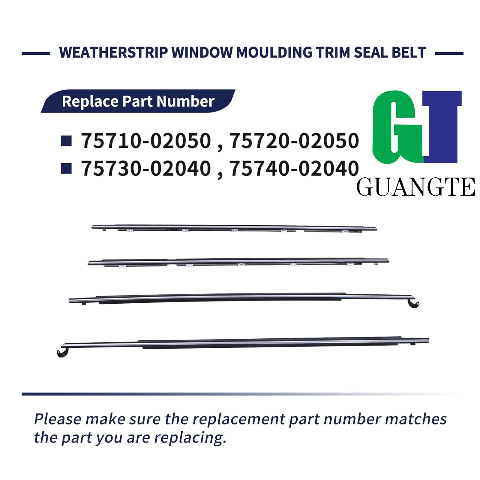 

Резиновый уплотнитель двери Toyota Corolla AE110/AE111 1997-2002