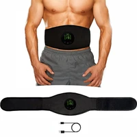 ems muscle stimulator abdominal training belt abs exerciser vibration fitness massager body slimming toning belts home workout