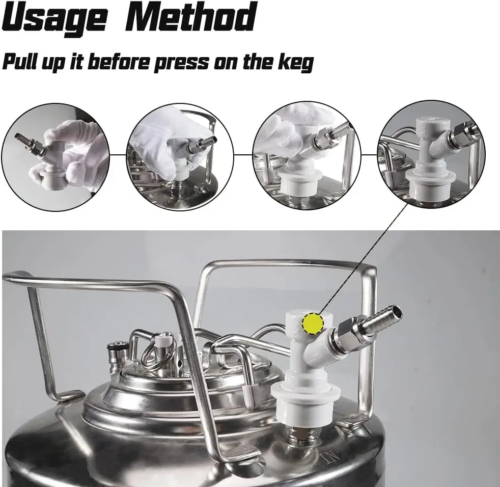 MUGLIO Corny бочонок шариковый замок MFL газовый и жидкий пивной набор быстроразъемных