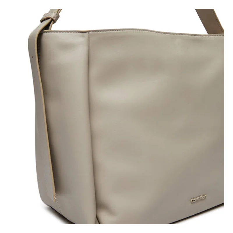 Calvin Klein Gracie Medium Ew Shopper Handbag K60K612129 Grey