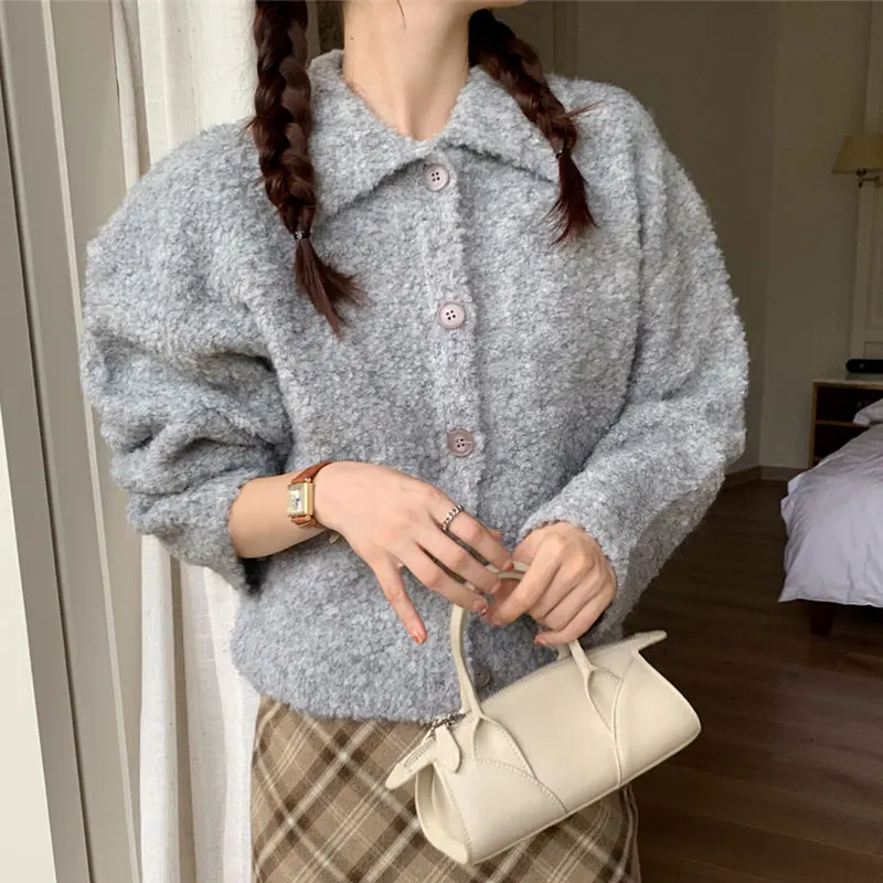 Корейский стиль весна осень женская новая форма пенопласт кареган