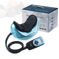 electric neck massager stretcher cervical sleep pillow infrared heating massage traction device pain relief relax travel pillow