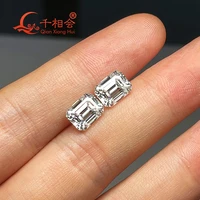 0 5ct 5ct ef color moissanite rectangle oct octangle emerald cut and baguette shape loose stone for jewelry making