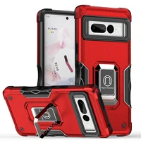 fashionable phone case for google pixel 7 pro pixel 6 6pro car magnetic with ring stand full camera protection cover