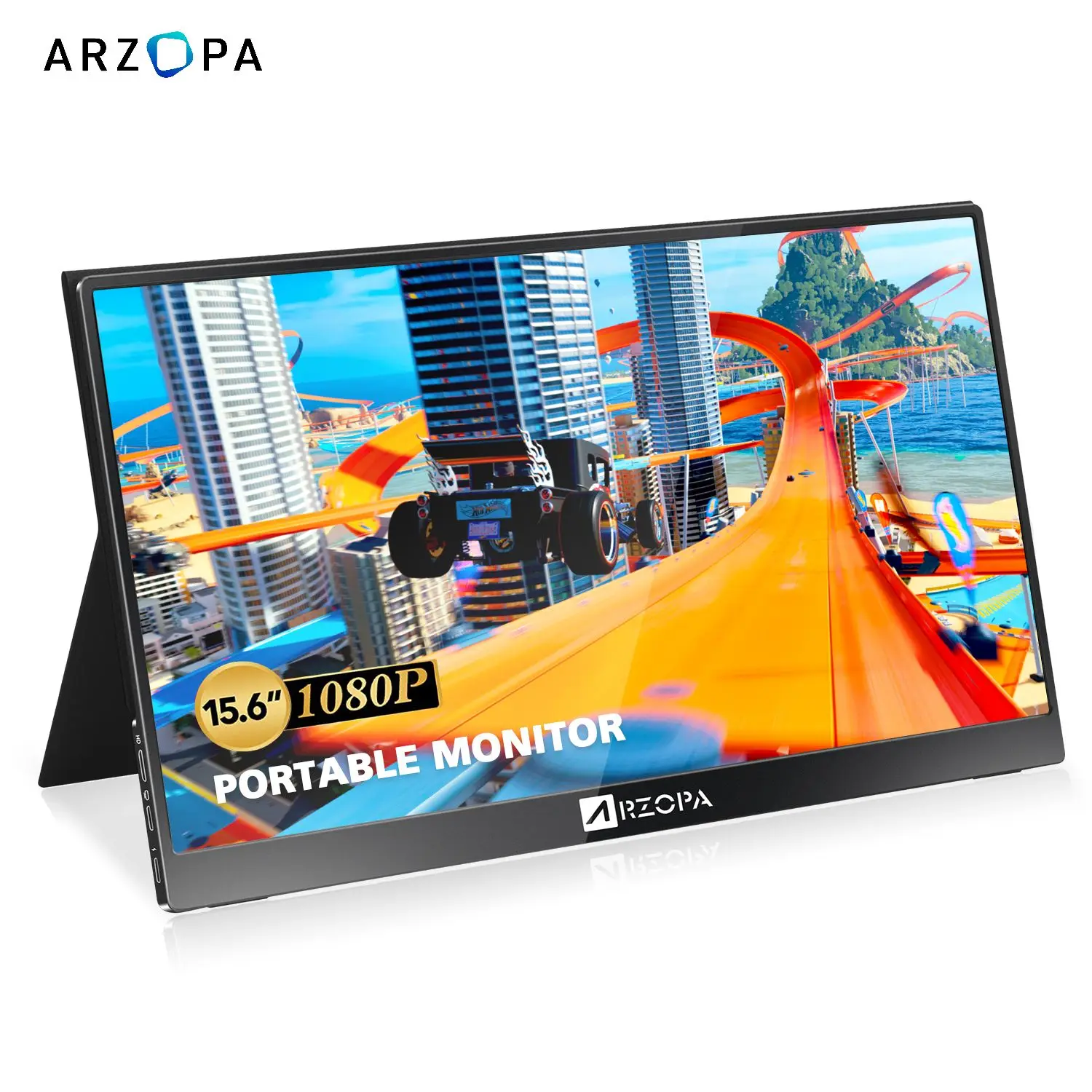 ARZOPA портативный монитор 15 6 дюймовый HDR 1080p USB C HDMI-совместимый IPS экран игровой