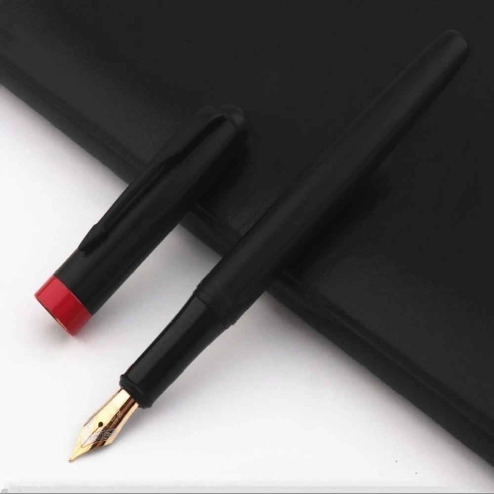 IQRAH Red & Black Saffron - Rosewater Blend Ink and Pen, 100% Natural Ink, Chemical Free ink , Kawaii, Ballpoint, School Supplies, Refillable And Reusable, Also Can Be Used In Hand-writings