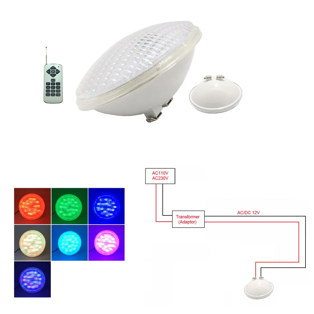 

Подводные огни HKGOLDTURE PAR 56 RGB 12В